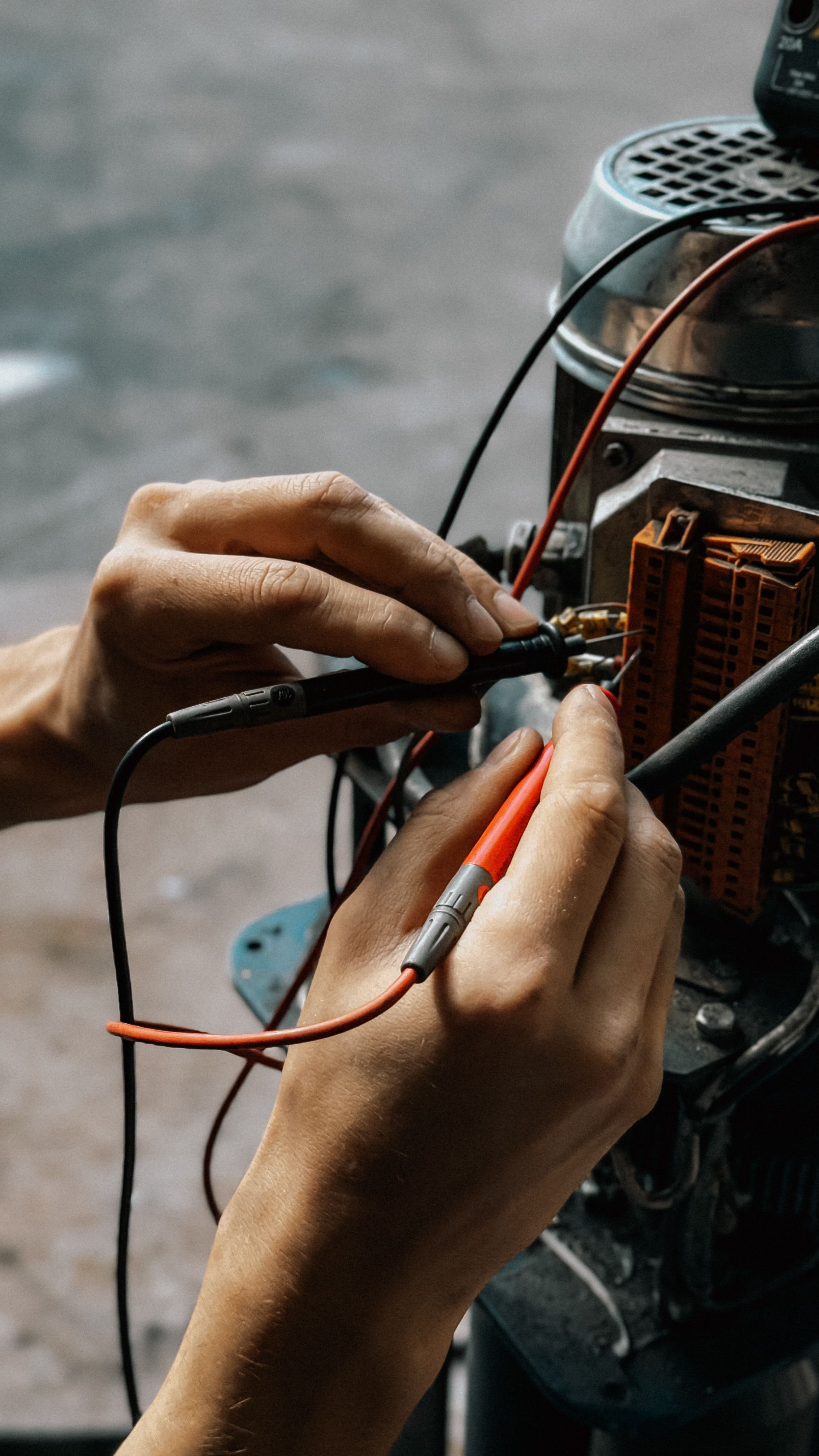 Commercial electrical installation in office building